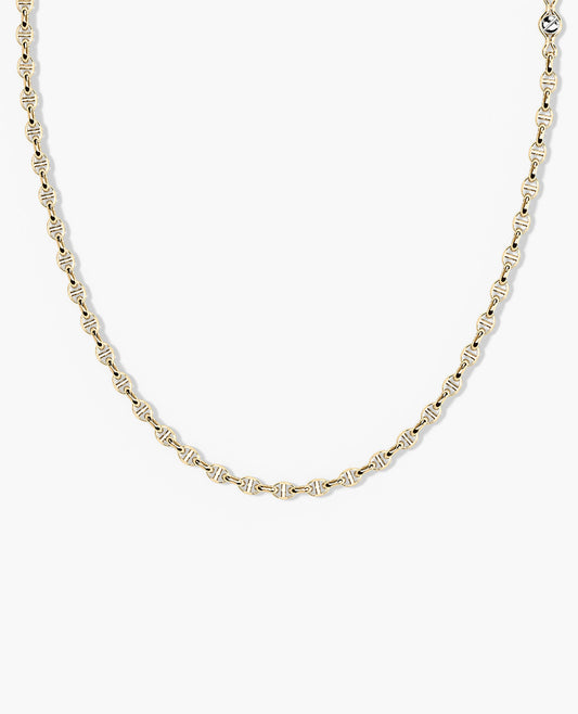 Ready to Ship - ANCHOR SEMI-SOLID Gold Chain - 4.5mm