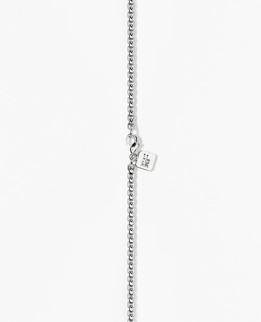 ROUND BOX Silver Chain Necklace - 2.5mm