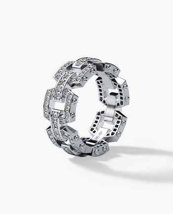 Sample - Ready to Ship - NORTHSTAR 14k White Gold Ring with 1.10ct Diamonds