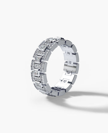 Sample - Ready to Ship - LA PAZ Gold Ring with 1.30ct Diamonds