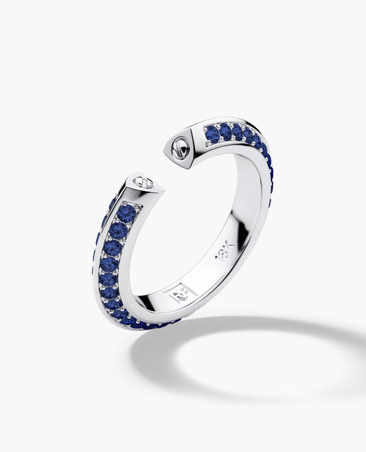 BASIN Gold Ring with 1.85ct Sapphires