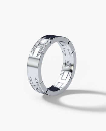 Sample - Ready to Ship - BRIGGS Gold Ring with 0.30ct Diamonds - Size 10
