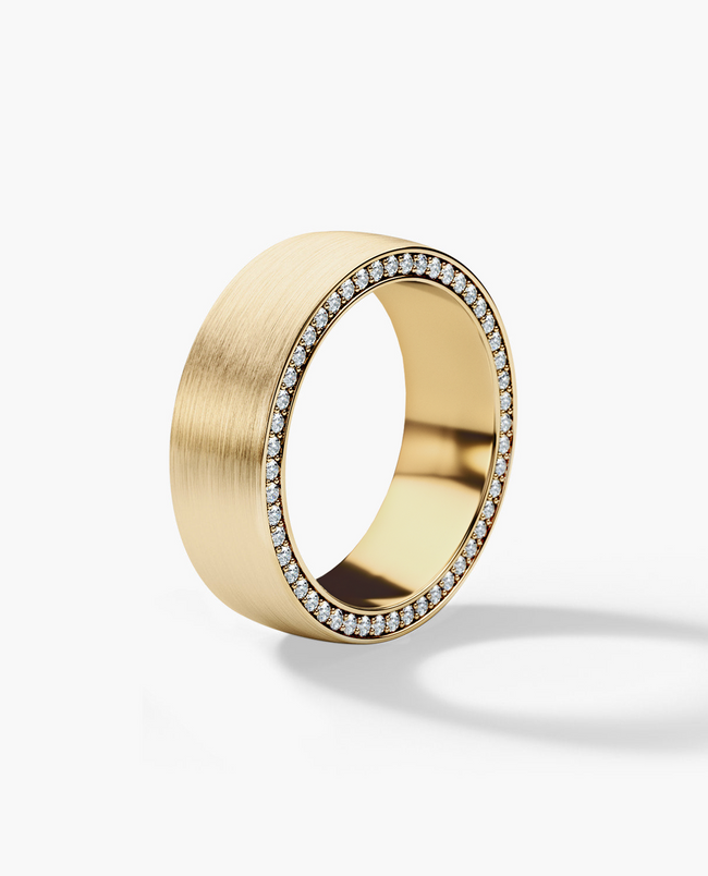 Ready to Ship - JERRITT Comfort Fit Gold Ring with 0.70ct Diamonds