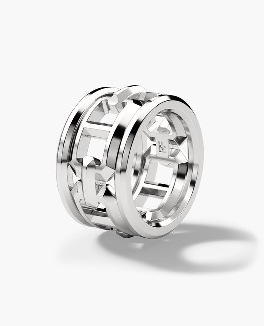 HERCULES Silver Ring - Wide Version