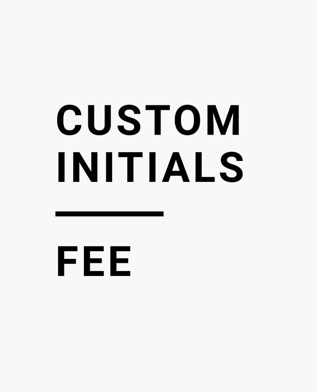 Custom Initials Fee