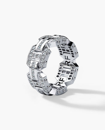 Sample - BRIGGS Gold Ring with 1.00ct Diamonds