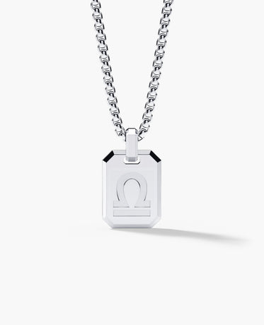 LIBRA MINI ZODIAC Dog Tag Gold Pendant