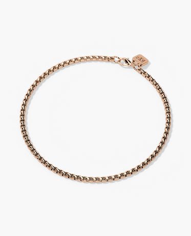 ROUND BOX Chain Bracelet - 2.5mm