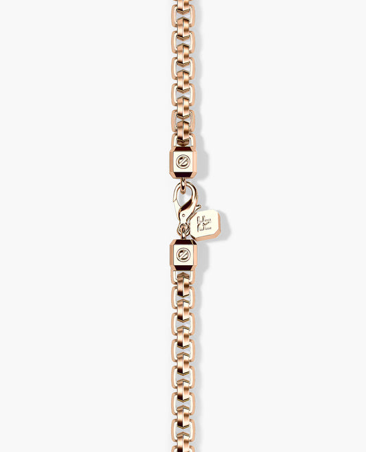 Ready to Ship - EDGE BOX Bracelet in 18k Rose Gold - 6mm