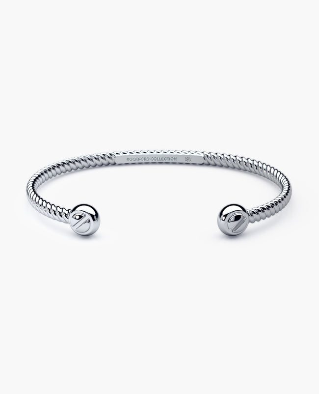 ROPES Gold Cuff Bracelet - 4mm