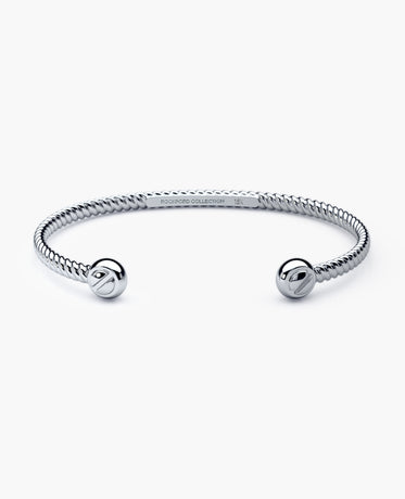 ROPES Gold Cuff Bracelet - 4mm
