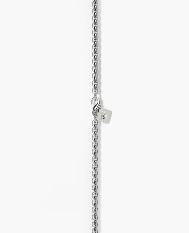 ROUND BOX Silver Chain Necklace - 3.5mm
