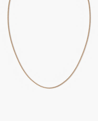 ROUND BOX Gold Chain Necklace - 2.5mm