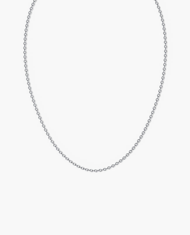 CABLE Silver Chain Necklace - 3mm
