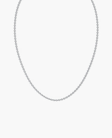 CABLE Silver Chain Necklace - 3mm