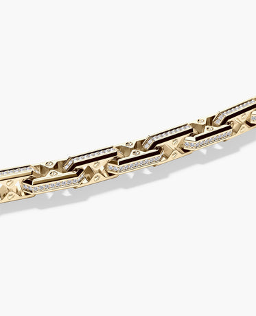 ARTURO Gold Link Necklace with Diamonds