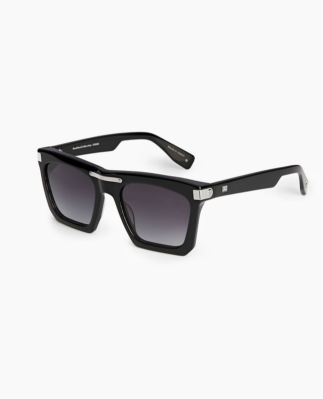BOND Black Sunglasses 18k White Gold Plating by Rockford Collection