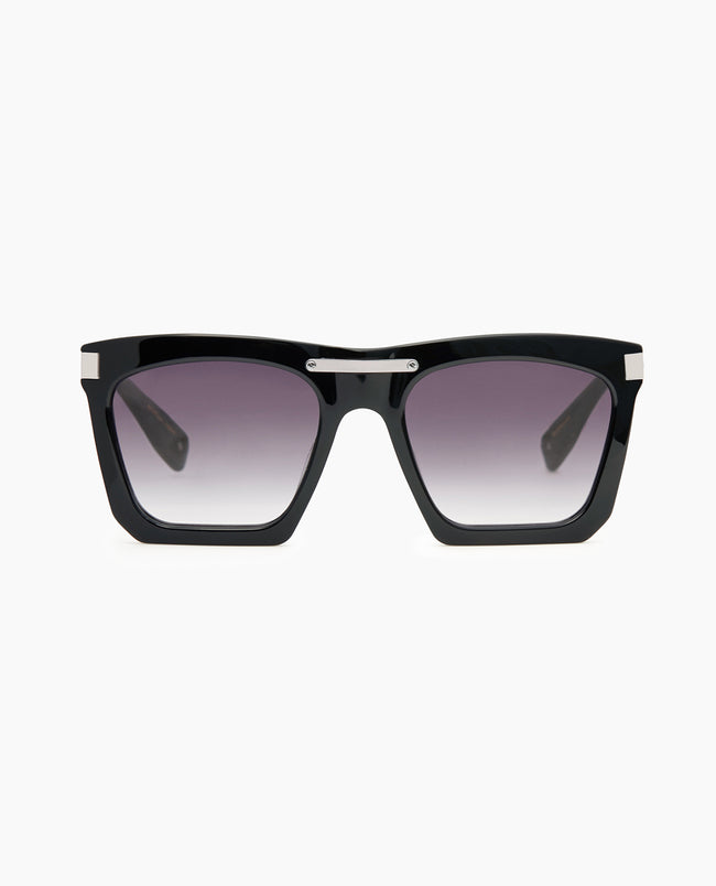BOND Black Sunglasses 18k White Gold Plating by Rockford Collection