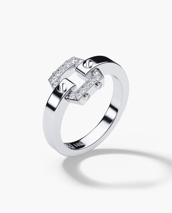 Sample - NORTHSTAR MINI Gold Ring with 0.15ct Diamonds