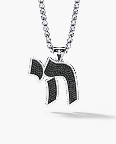CHAI Gold Pendant with 0.40ct Black Diamonds