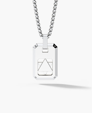 STAR OF DAVID Dog Tag Gold Pendant