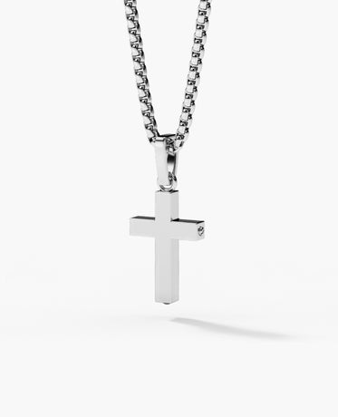 MINI CROSS Gold Pendant