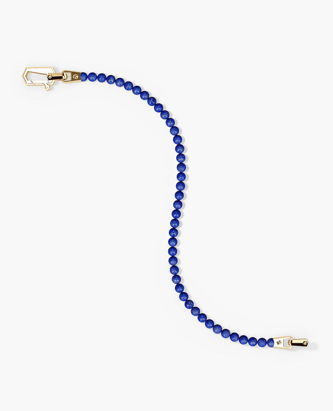 POWER BEADS Bracelet with Gold Lock & Lapis Lazuli