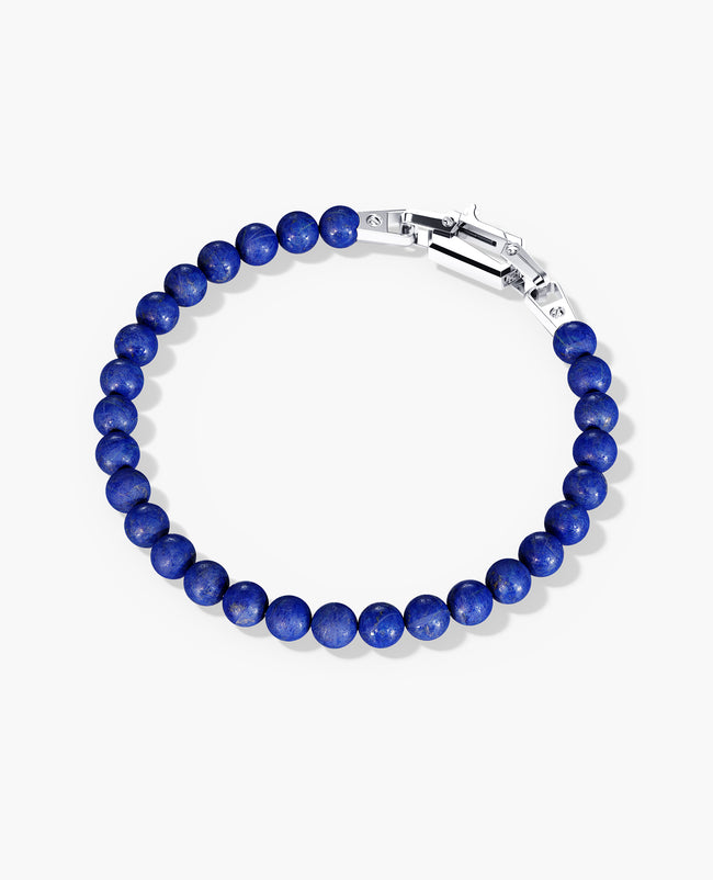POWER BEADS Bracelet with Gold Lock & Lapis Lazuli