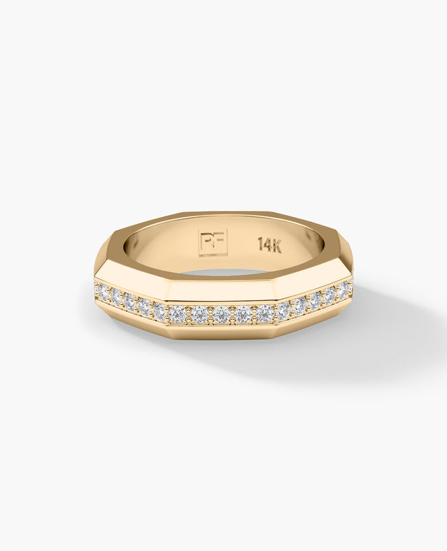 DENTON Gold Ring with 0.80ct Diamonds