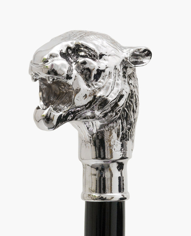 Rockford Collection x Pasotti Silver Plated Tiger Shoehorn - Handmade in Italy