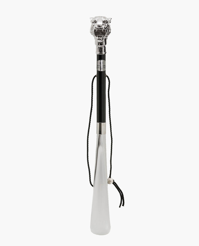Rockford Collection x Pasotti Silver Plated Tiger Shoehorn - Handmade in Italy