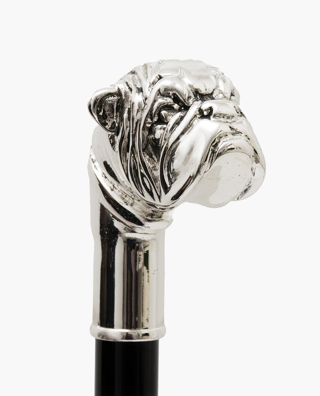 Rockford Collection x Pasotti Silver Plated Bulldog Shoehorn - Handmade in Italy