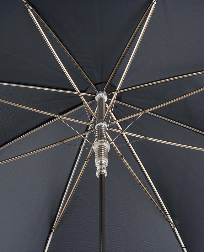 Rockford Collection x Pasotti Silver Plated Skull Umbrella - Handmade in Italy