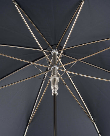 Rockford Collection x Pasotti Silver Plated Skull Umbrella - Handmade in Italy