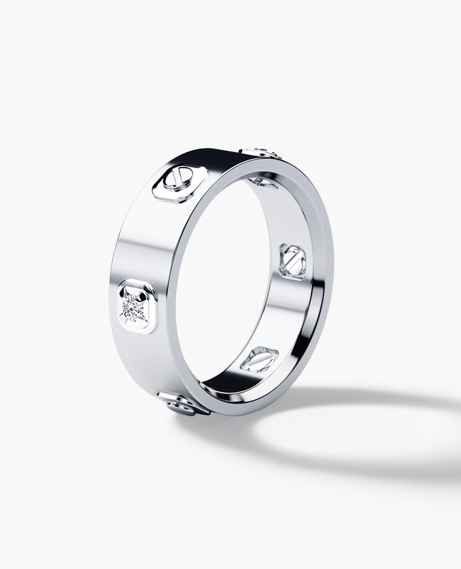 SAMPLE - AMADOR Silver Ring - Size 10