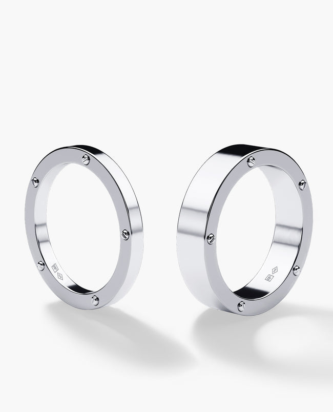 NORSE Gold Matching Wedding Band Set