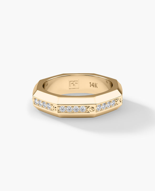 DENTON Gold Ring with 0.60ct Diamonds