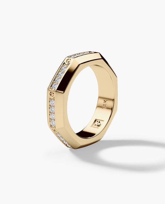 DENTON Gold Ring with 0.60ct Diamonds