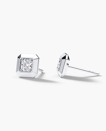 EDGE MINI Single Stud Earring with 0.15ct Diamond