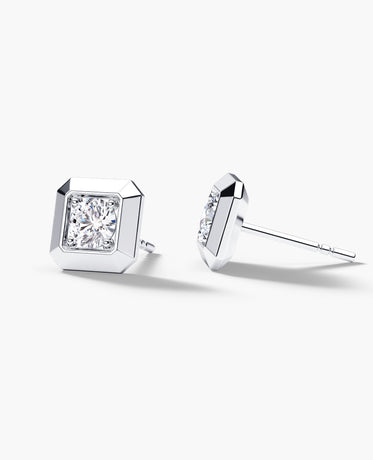 EDGE MINI Single Stud Earring with 0.25ct Diamond