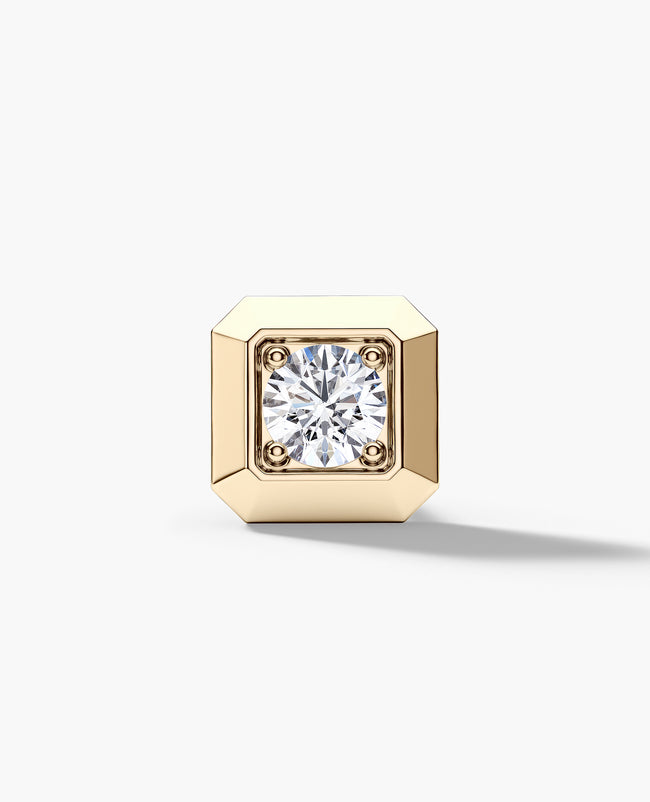 EDGE MINI Single Stud Earring with 0.25ct Diamond