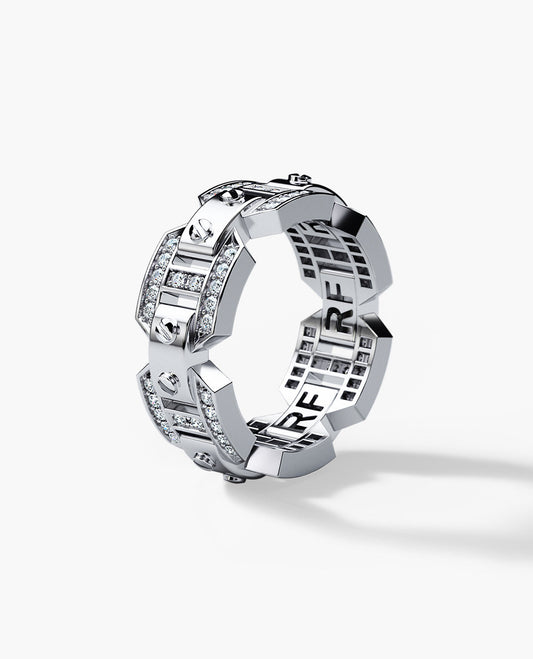 Ready to Ship - BRIGGS Gold Ring with 0.70ct Diamonds