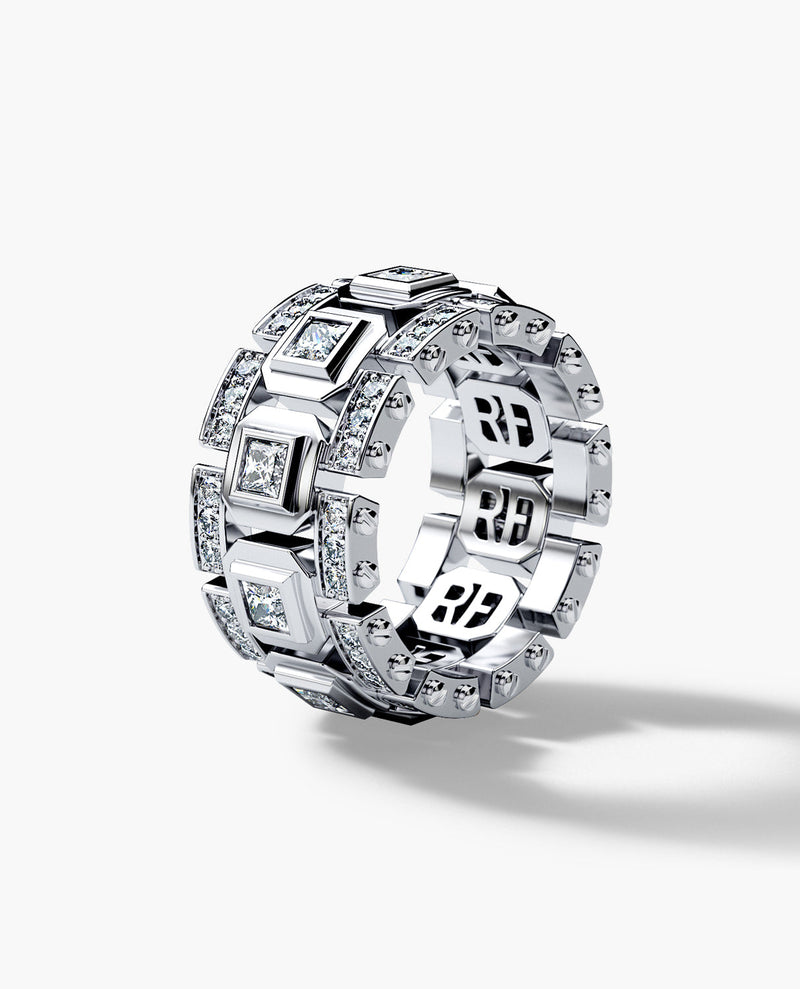 Big and Heavy Gold Rings, Wide Rings for Men - Rockford Collection