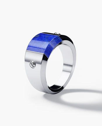 Sample - MONTANA Gold Signet Ring with Lapis