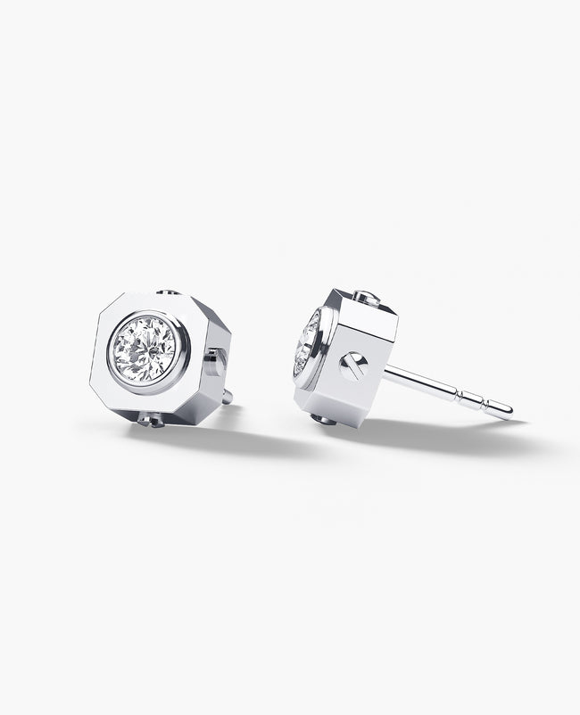 LA PAZ Gold Single Stud Earring with 0.30ct Diamonds