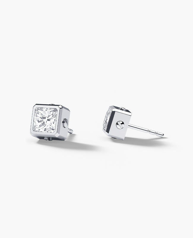 LA PAZ Gold Single Stud Earring with 0.90ct Diamonds