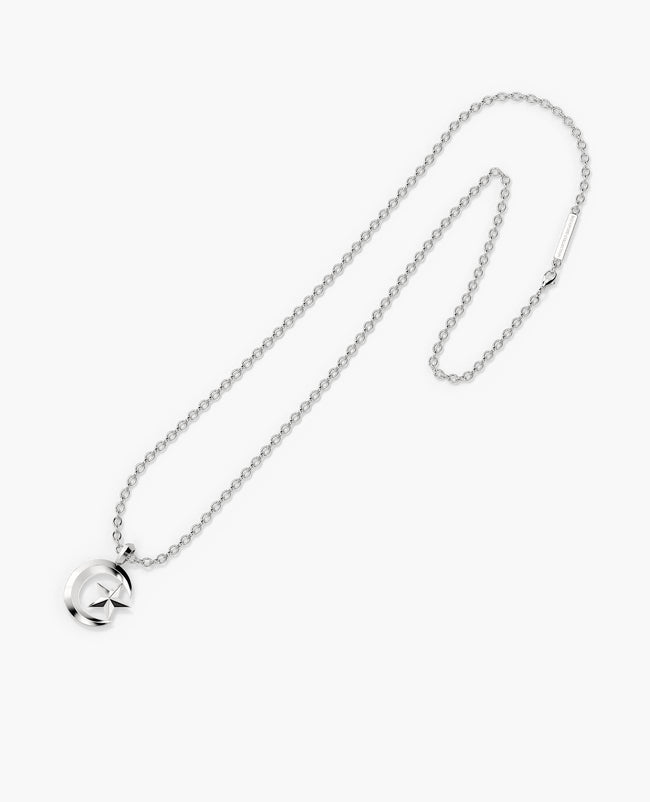STAR AND CRESCENT Silver Pendant