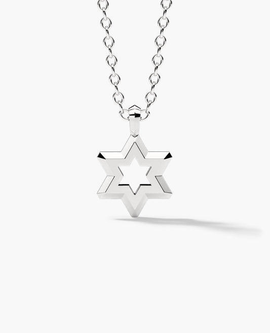 STAR OF DAVID Silver Pendant