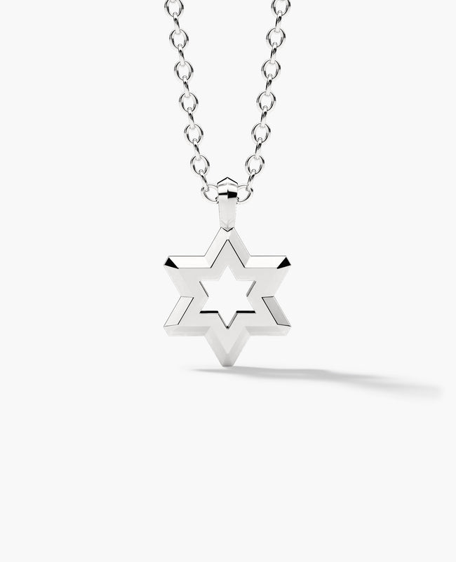 STAR OF DAVID Silver Pendant