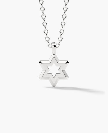 STAR OF DAVID Silver Pendant